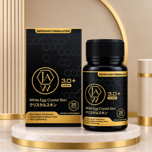 JAW BLACK White Egg Crystal Bright, Glowing & Radiant skin 20 capsules x 1 bottle