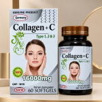Germany Collagen C 16000mg With Vitamin C - 60 Capsules